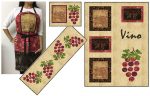 Wine Tour Table Set and Apron Pattern PC-248w  - Wholesale Product Cheap