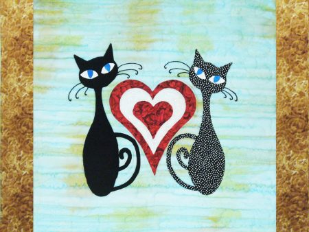 9 Lives Plus 3 February Quilt GGA-B13e - Downloadable Pattern For Discount