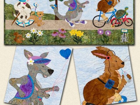 Walk, Run, Ride Wall Hanging Pattern HBH-111w  - Wholesale Product Sale