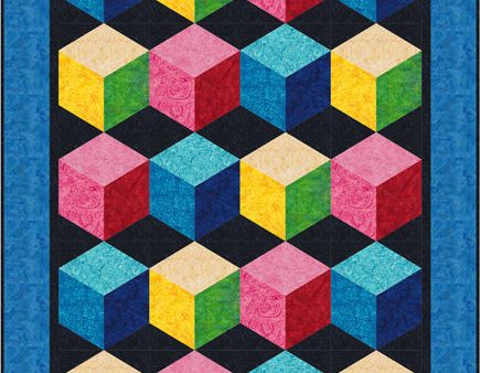 Urban Cubes Quilt Pattern TL-37w  - Wholesale Product For Cheap