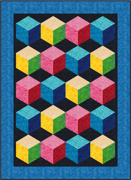 Urban Cubes Quilt Pattern TL-37w  - Wholesale Product For Cheap