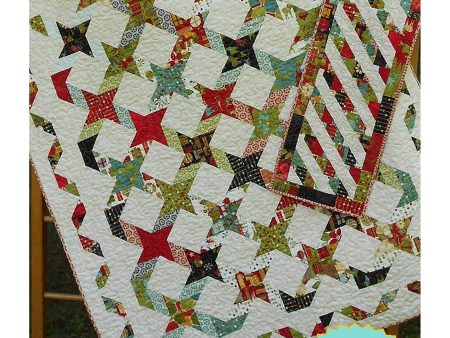 Twisting With The Stars Quilt and Table Runner Pattern LLD-041w - Wholesale Product For Discount