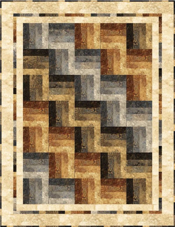 Strip-Easy Rail Fence Quilt Pattern PC-187w  - Wholesale Product For Discount