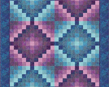 Two Color Six by Six Trip Quilt Pattern CJC-52721w  - Wholesale Product Cheap