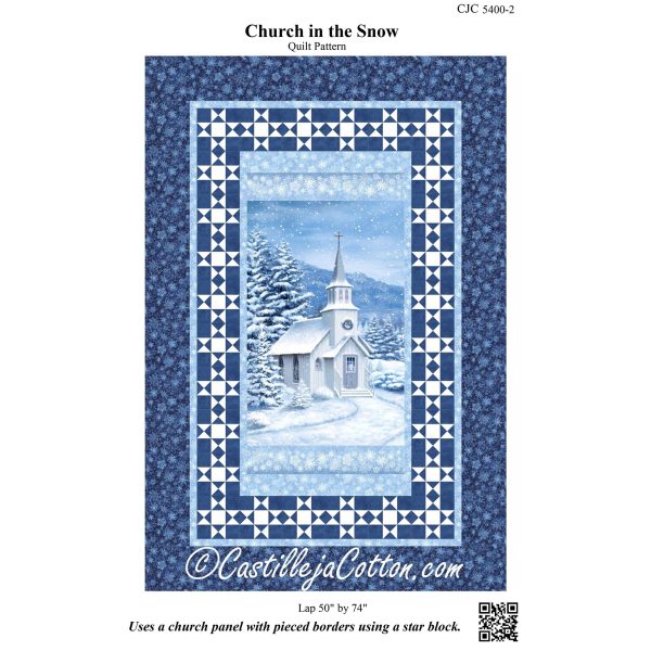 Church in the Snow Quilt Pattern CJC-54002 - Paper Pattern Online now