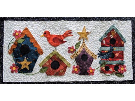 Tweets & Twinkles BOM - Block 7 Birdhouse Row Quilt Pattern UCQ-P557w - Wholesale Product Fashion