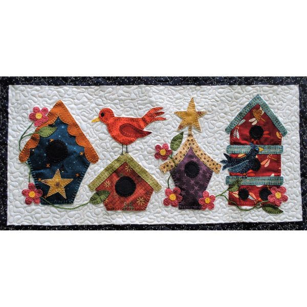 Tweets & Twinkles BOM - Block 7 Birdhouse Row Quilt Pattern UCQ-P557w - Wholesale Product Fashion