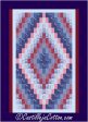 Ten Diamond Lap Quilt Pattern CJC-58301 - Paper Pattern Discount