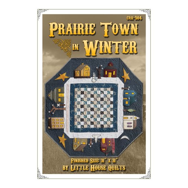 Prairie Town in Winter Table Topper Pattern CQA-504w - Wholesale Product Cheap