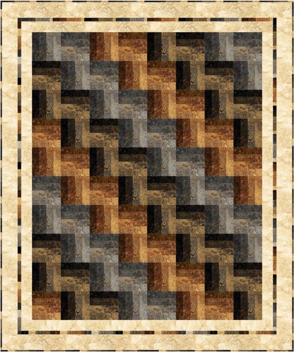 Strip-Easy Rail Fence Quilt Pattern PC-187w  - Wholesale Product For Discount