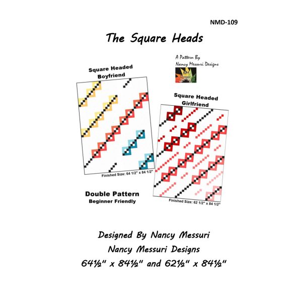 The Square Heads Quilt Pattern NMD-109w  - Wholesale Product For Sale