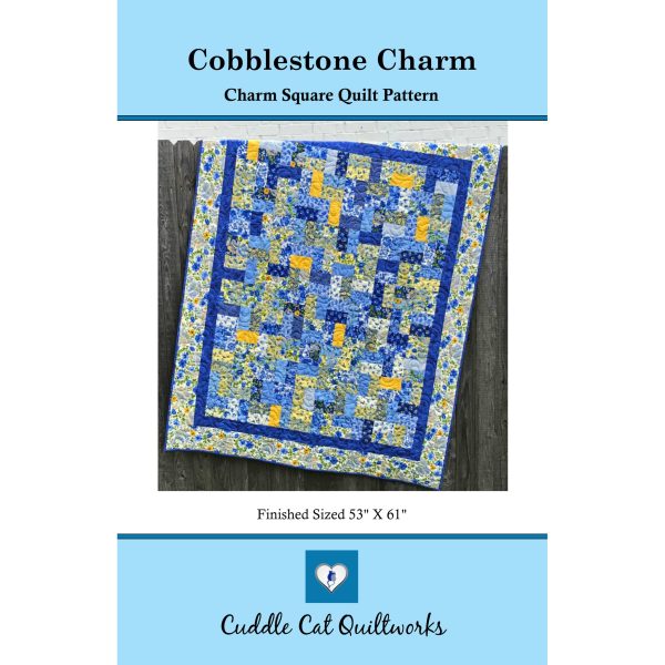 Cobblestone Charm Quilt Pattern CCQ-060 - Paper Pattern Online now