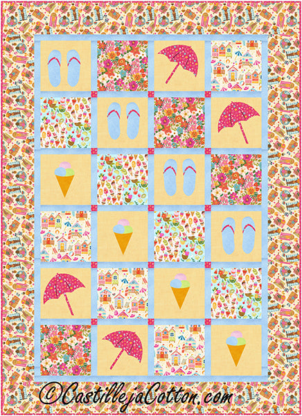 Summertime Fun Quilt Pattern CJC-57021w  - Wholesale Product Online Hot Sale