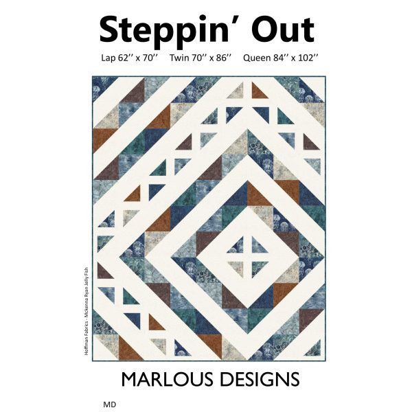 Steppin Out Quilt Pattern MD-99 - Paper Pattern on Sale