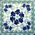 The Summer Iris Picnic Quilt Pattern MGD-204w  - Wholesale Product Cheap