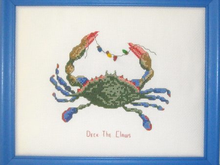 The Christmas Crab Cross Stitch Pattern PS-9840w  - Wholesale Product Online Sale