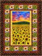 Sunset Sunflowers Quilt Pattern CJC-56511 - Paper Pattern Online