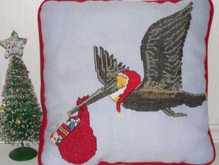 The Christmas Pelican Cross Stitch Pattern PS-9953w  - Wholesale Product Cheap