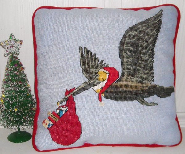 The Christmas Pelican Cross Stitch Pattern PS-9953w  - Wholesale Product Cheap