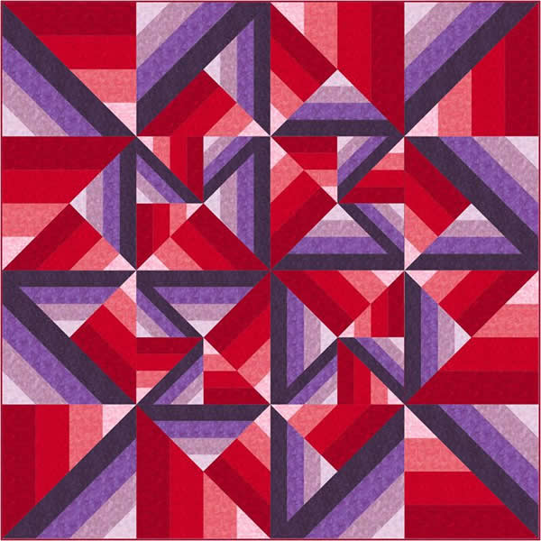 Unexpected Twist Quilt Pattern QN-002w  - Wholesale Product Cheap