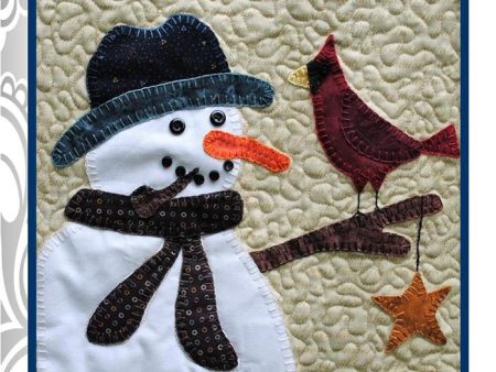 Tweets & Twinkles BOM - Block 5 Cardinal & Snowman Quilt Pattern UCQ-P555w  - Wholesale Product Fashion