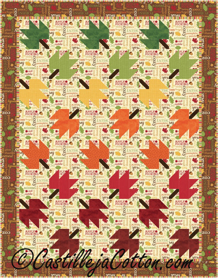 Twirling Leaves Quilt Pattern CJC-2420w  - Wholesale Product Online Sale