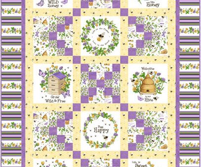 Bee Hives and Honey Quilt Pattern CJC-54195 - Paper Pattern For Discount