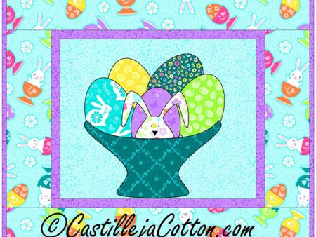 Bunny in a Basket of Eggs Quilt Pattern CJC-397613 - Paper Pattern Online Hot Sale