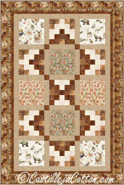 Woodsy Animals Quilt CJC-54196 - Paper Pattern Supply