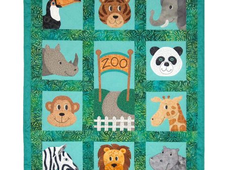 Zany Zoo Faces Quilt Pattern SCN-2058w  - Wholesale Product on Sale