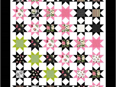 Bloom Nickel Stars Quilt Pattern CJC-58181 - Paper Pattern Supply