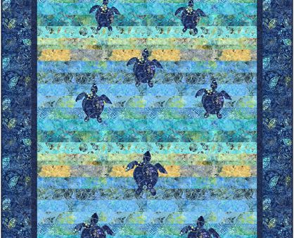 Turtles Swimming Away Quilt Pattern CJC-57641w  - Wholesale Product Online Sale