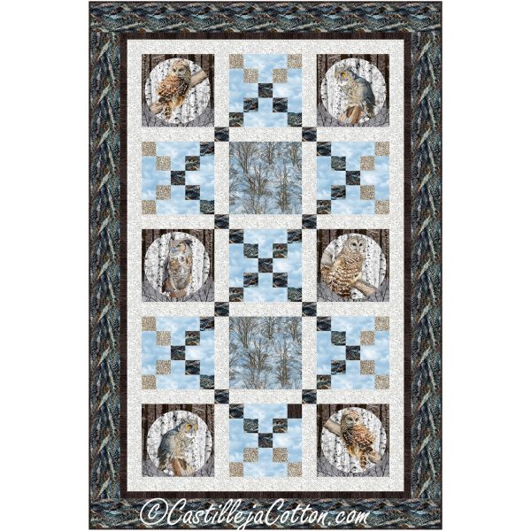 Chained Owls Quilt Pattern CJC-54199w - Wholesale Pattern Supply