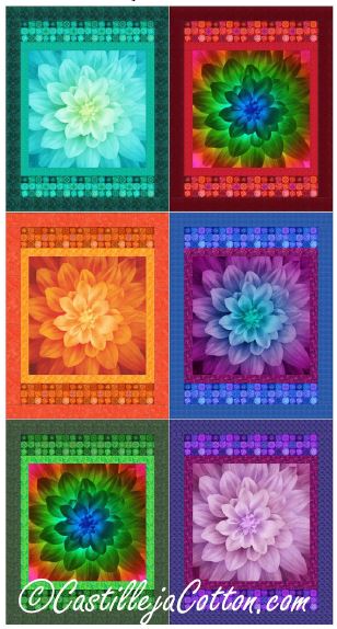 Tiled Flowers Quilt Pattern CJC-58890w  - Wholesale Product Online now