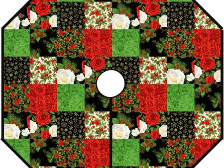 Christmas Rose Tree Skirt Pattern CJC-46394 - Paper Pattern For Cheap