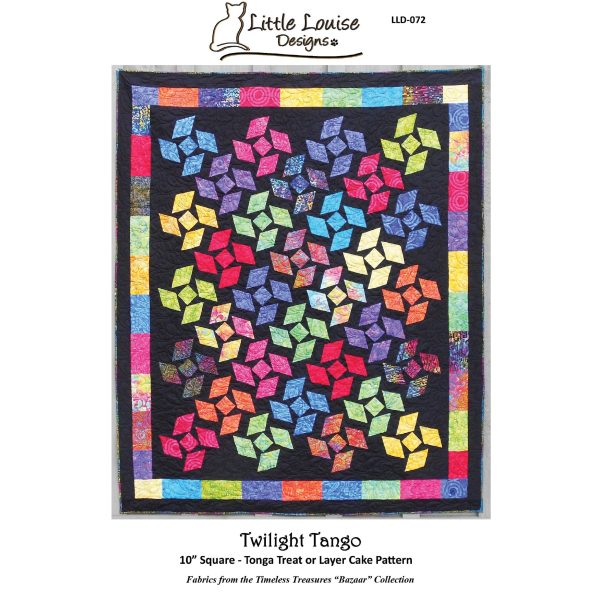 Twilight Tango Quilt Pattern LLD-072w - Wholesale Product For Cheap