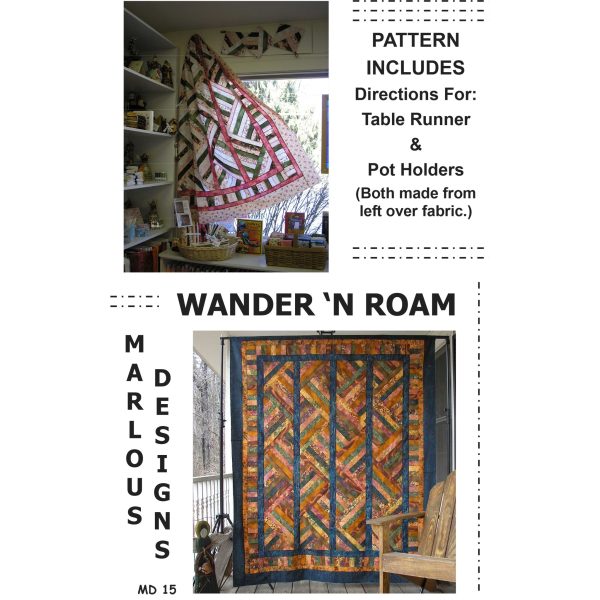 Wander n Roam Quilt Pattern MD-15w  - Wholesale Product Online