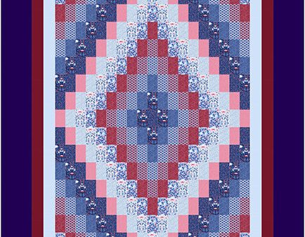 Ten Diamond Lap Quilt Pattern CJC-58301w  - Wholesale Product Cheap