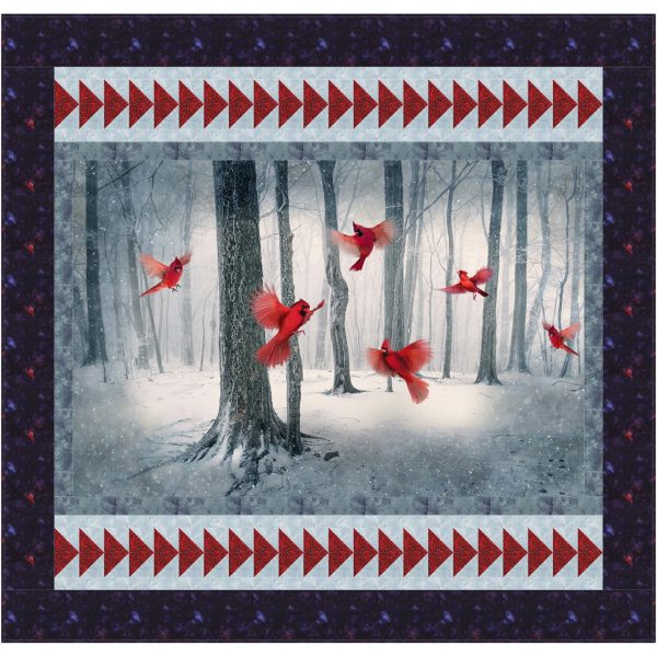 Winter Cardinals Quilt Pattern CJC-5138w  - Wholesale Product For Discount