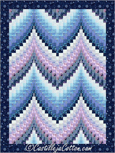 Bargello Frost Quilt Quilt Pattern CJC-53773 - Paper Pattern Online now