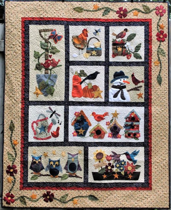 Tweets & Twinkles BOM - Borders & Assembly Quilt Pattern UCQ-P5510w  - Wholesale Product Hot on Sale