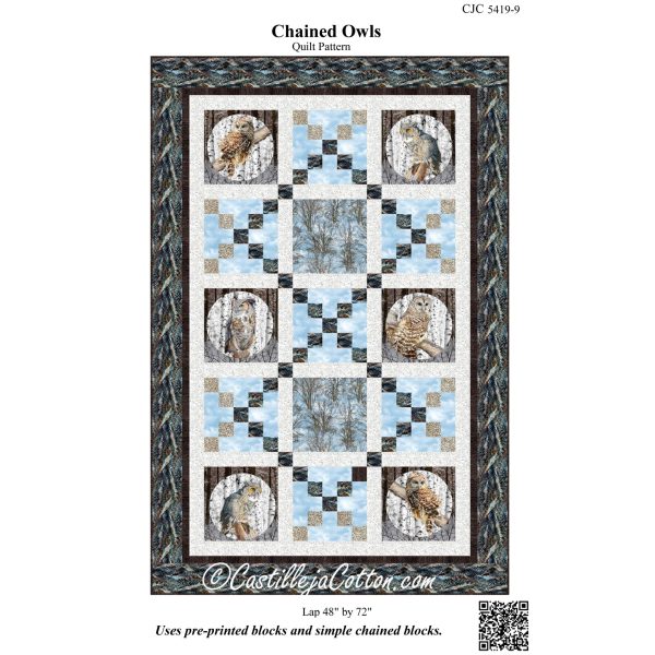 Chained Owls Quilt Pattern CJC-54199w - Wholesale Pattern Supply