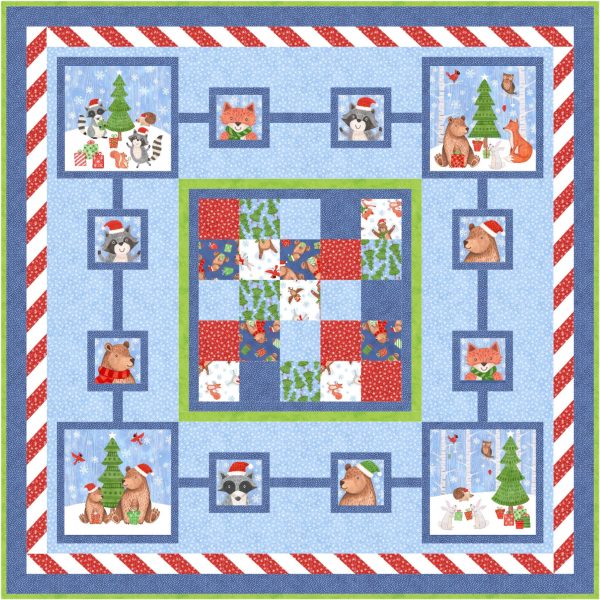 Ted s Christmas Quilt Pattern GQ-107w  - Wholesale Product Online now