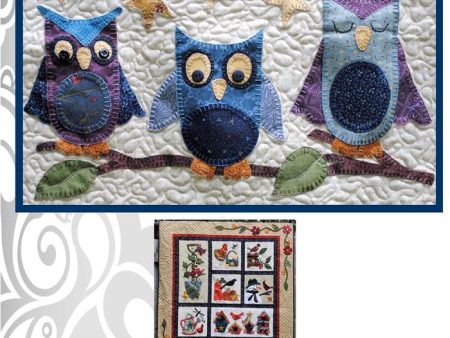 Tweets & Twinkles BOM - Block 8 Sleepy Owls Quilt Pattern UCQ-P558w  - Wholesale Product Hot on Sale