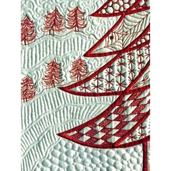 Christmas Tree Easy Art Quilt Pattern JL-109 - Paper Pattern Online now