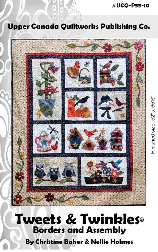 Tweets & Twinkles BOM - Borders & Assembly Quilt Pattern UCQ-P5510w  - Wholesale Product Hot on Sale