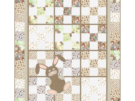 9-Patch Bunny Quilt CJC-46735e - Downloadable Pattern Online