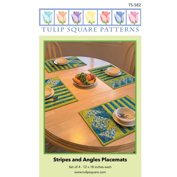 Stripes and Angles Placemat Set Pattern TS-582w  - Wholesale Product Online Hot Sale