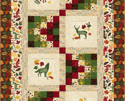 Twin Autumn Woods Quilt Pattern CJC-53081w  - Wholesale Product Fashion