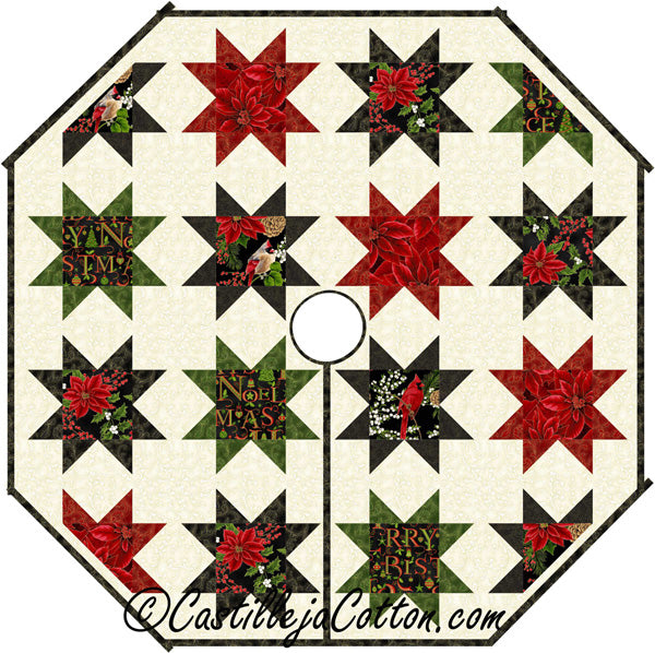 Variable Star Tree Skirt Pattern CJC-54051w  - Wholesale Product Supply